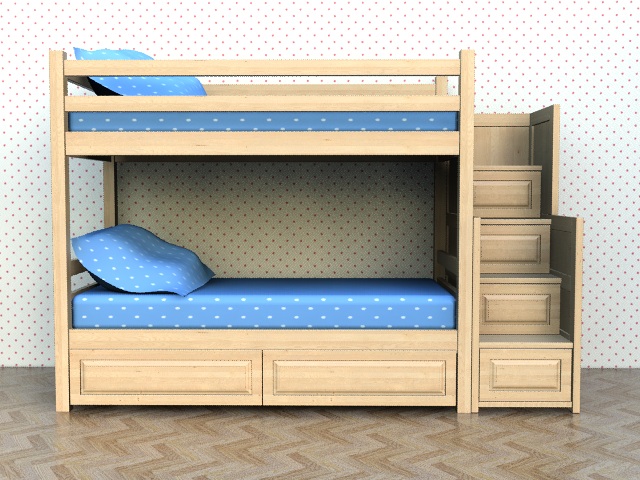 547 Двухъярусная детская кровать Томас Пино