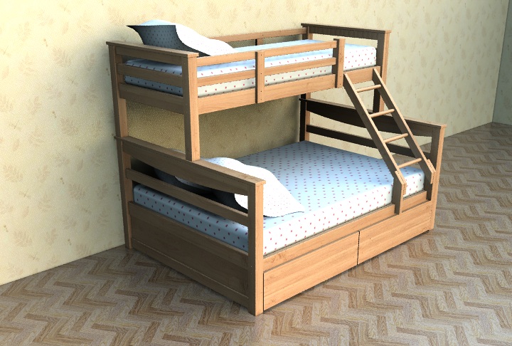 531 Двухъярусная кровать Дуглас Ровер