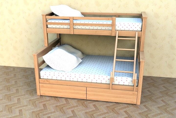 531 Двухъярусная кровать Дуглас Ровер